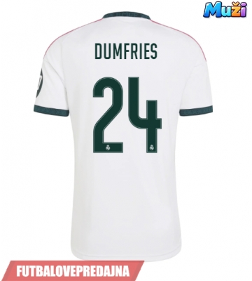 Lacne Muži Futbalové dres Real Madrid Denzel Dumfries #24 2026-27 Krátky Rukáv - Domáci